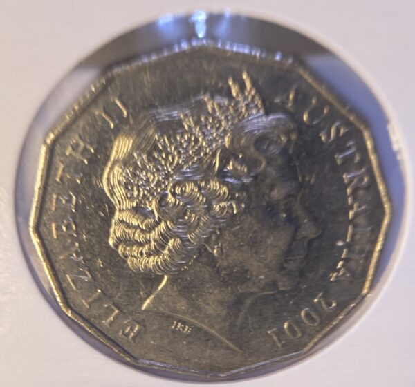 50 Cent 2001 QLD Centenary Of Federation Circulated