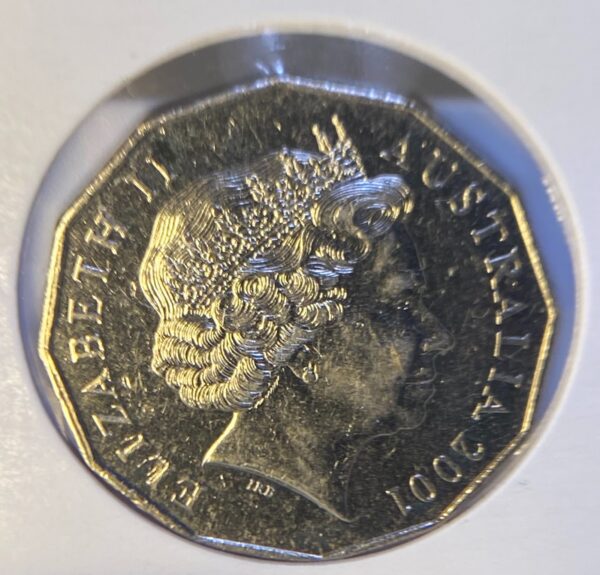50 Cent 2001 VIC Centenary Of Federation Circulated