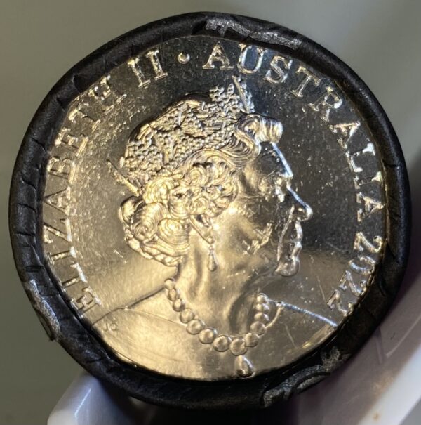 $20 2022 Queen Elizabeth II Coin in C&C Roll – Australian Collectible Currency
