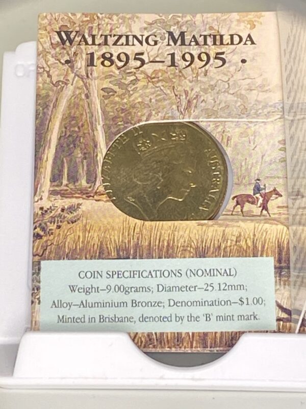 $1 1995 ‘B’ Mint Mark Waltzing Matilda - Image 2