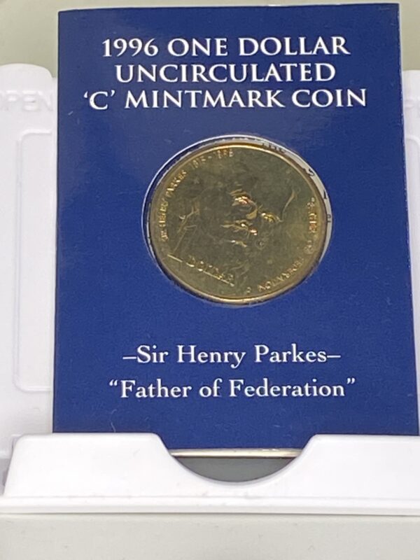 $1 1996 ‘C’ Mint Mark Sir Henry Parkes