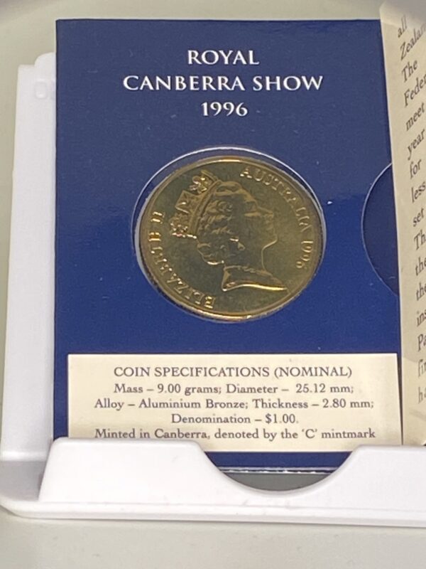 $1 1996 ‘C’ Mint Mark Sir Henry Parkes - Image 2